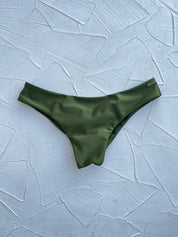 Bottom Cocos Verde militar satinado reversible a mate