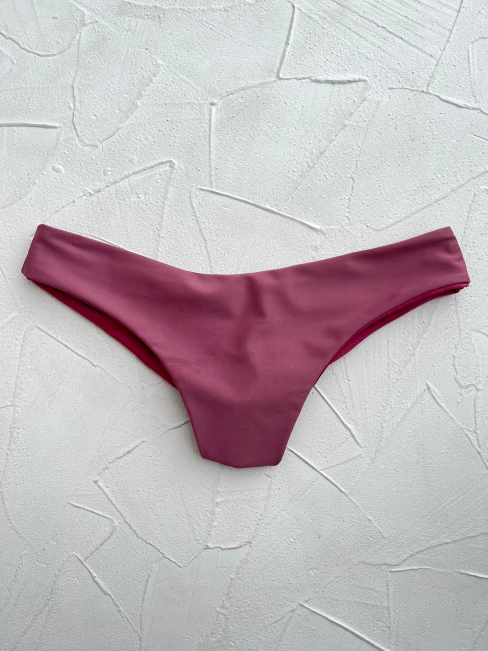 Bottom Cocos Uvo satinado reversible a malva