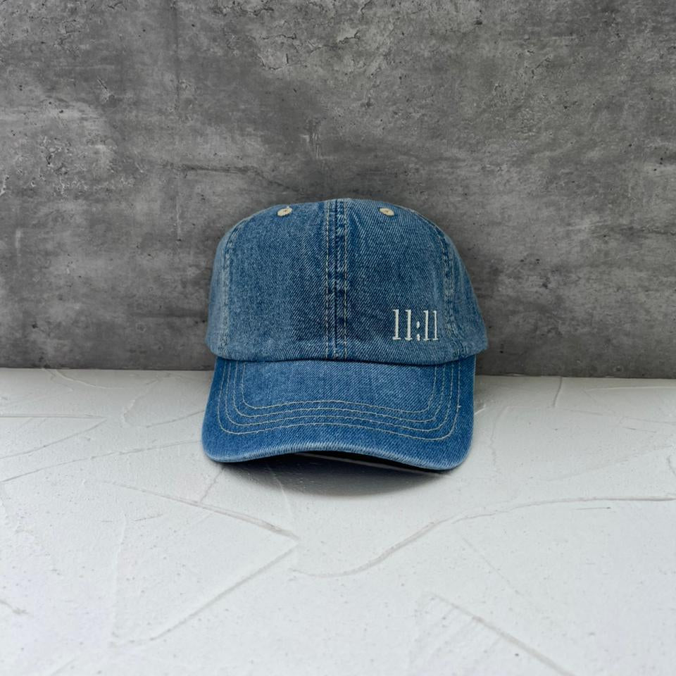 Gorro 11:11 denim celeste
