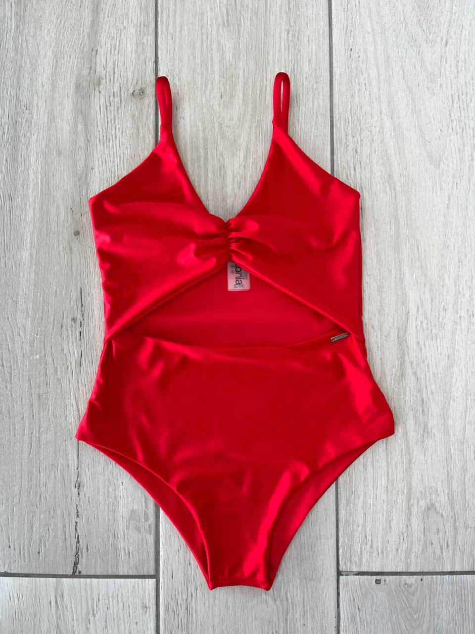 Entera Mira Mar Rojo satinado reversible a mate