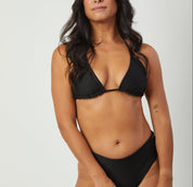 Top Gramas negro rib