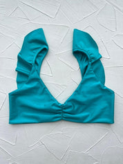 Top palmas Jade reversible a satinado