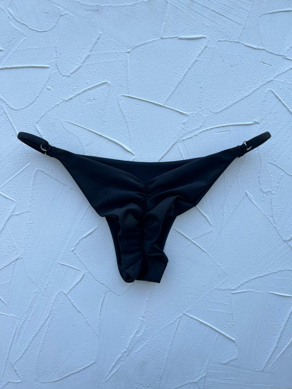 Bottom Pocitas Negro satinado reversible a mate