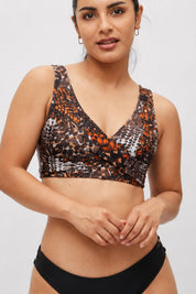 Top Saona Pitón de fuego reversible a negro