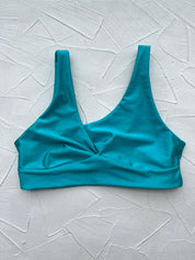 Top Saona Jade reversible a satinado