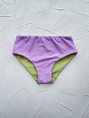 Bottom Tahiti Niñas Lila reversible a pistaccio