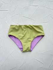 Bottom Tahiti Niñas Lila reversible a pistaccio