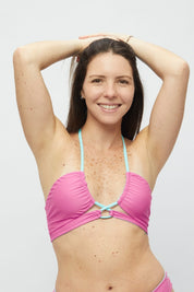 Top Nasau Magenta reversible a aqua