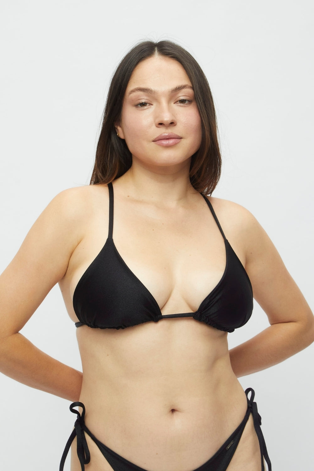 Top Gramas Negro satinado reversible a mate