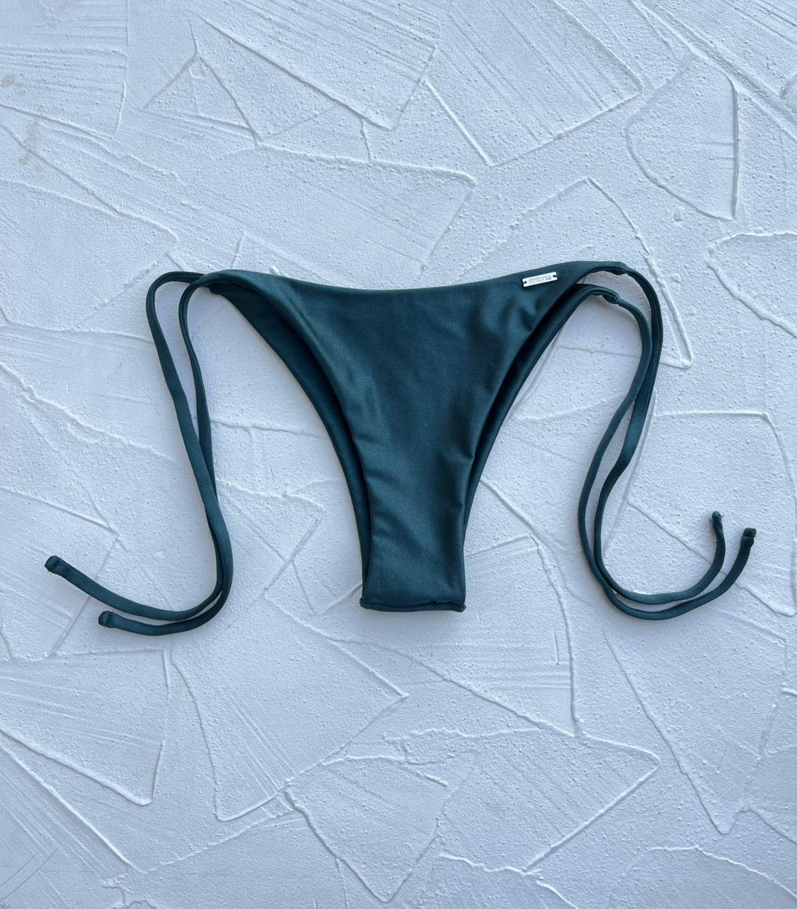 Bottom Totoritas verde oscuro satinado