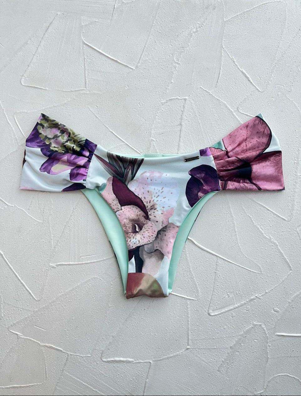 Bottom Tuquillo Jardín Floral reversible a menta