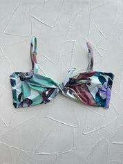 Top Waikiki Jardín Floral reversible a menta
