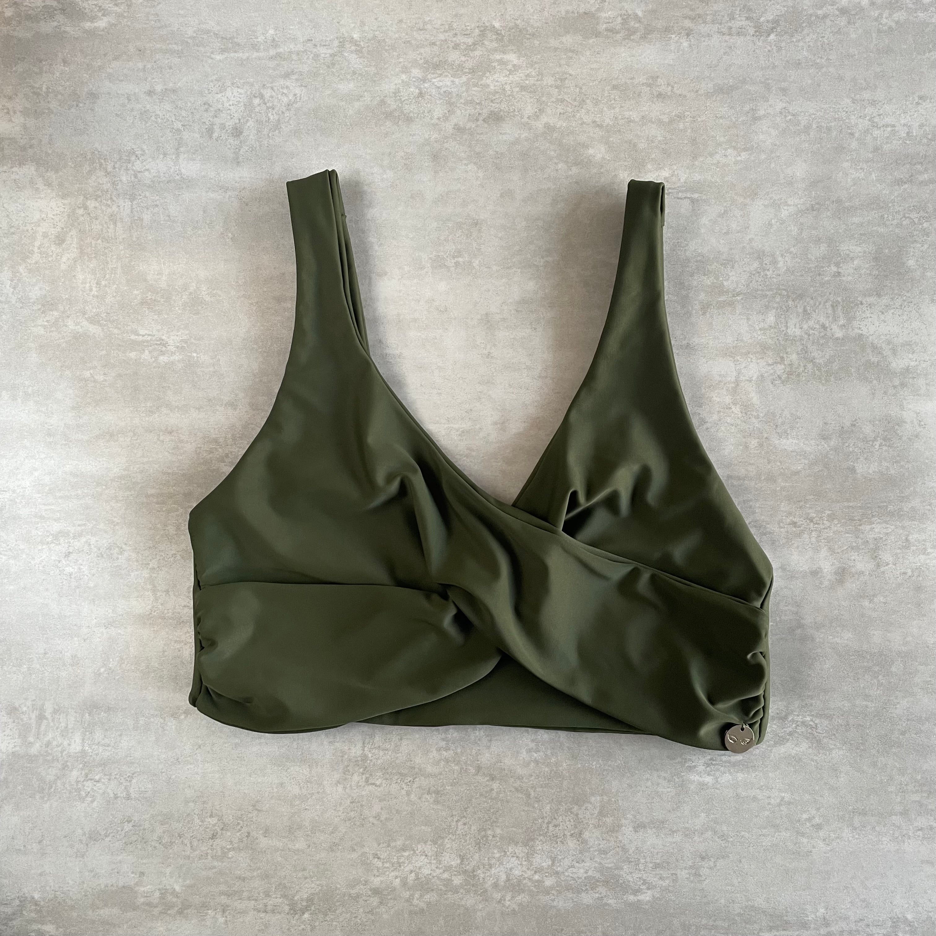 Top Saona Verde Militar Oscuro